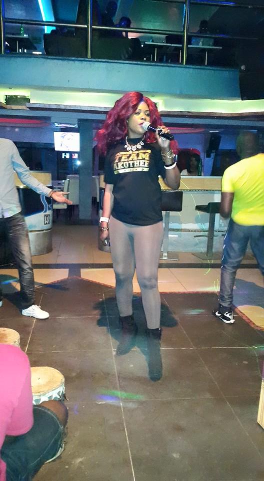 Skyworld254's tweet photo. Lady Moreen Happening Now @Skyworld254.Watch her live with a group of scintillating dancers.@ Tom Mboya str. finest http://t.co/2wL5bNAEWM