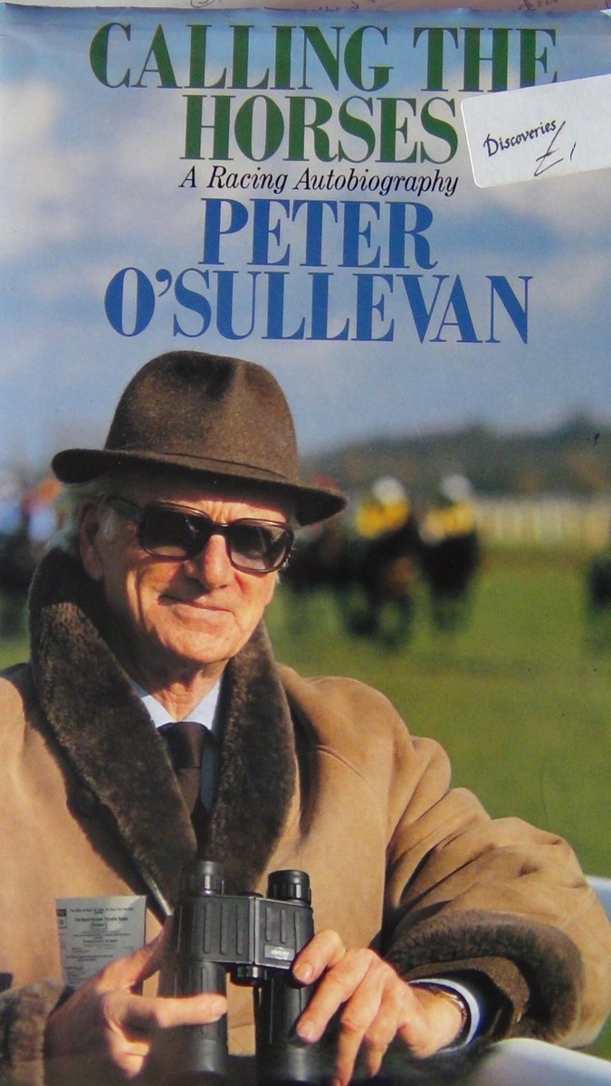 lecrin's tweet photo. Possibly my best ever bargain buy. Great read. Fine man. Great life. #PeterOSullevan http://t.co/AAYHo3nDM7
