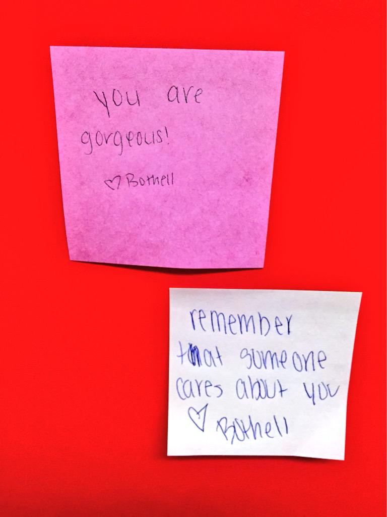 inglemoorcheer's tweet photo. Thanks Bothell for your sweet words in the bathroom stalls! We ๐ you! #BothellKindness #GoBeGreat http://t.co/a7CgseXJoz