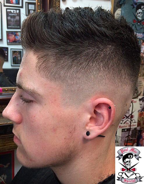 PaulMacSpecial's tweet photo. @GazGShore Fancy a fresh skinfade before @hau5ireland in @SavoyTheatre??✂️😜 #paulmacspeical  💀👊🏼 @InkedUpSHAQ http://t.co/Wl8pAJPR59