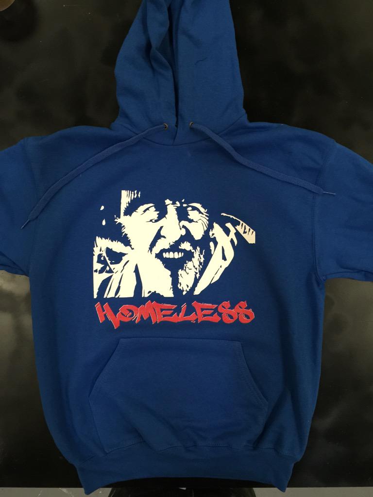 New Homeless hoodies available - £25. Message for details. Custom work also available