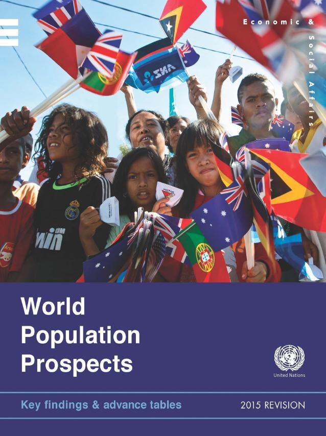 UN's tweet photo. World population 7.3 billion in July 2015 - projected to grow to 9.7B by 2050 http://t.co/0A3sL8Z94c #UNPopulation http://t.co/wfGqYzgu0z