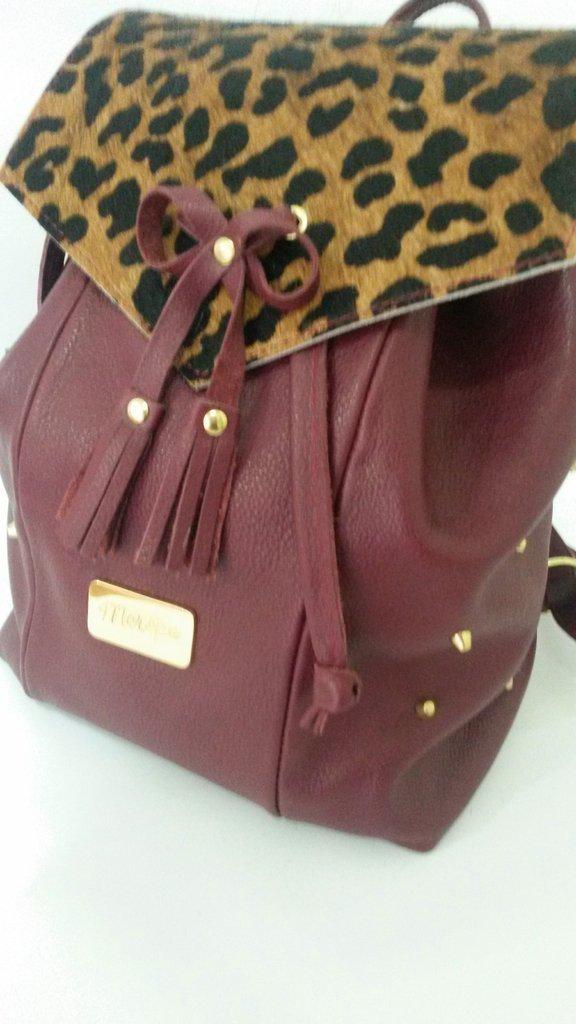 Hermosa #Mochila de cuero flotter y #AnimalPrint. Conseguila ahora en #Shopear por $1.450 -> bit.ly/1SgURRH