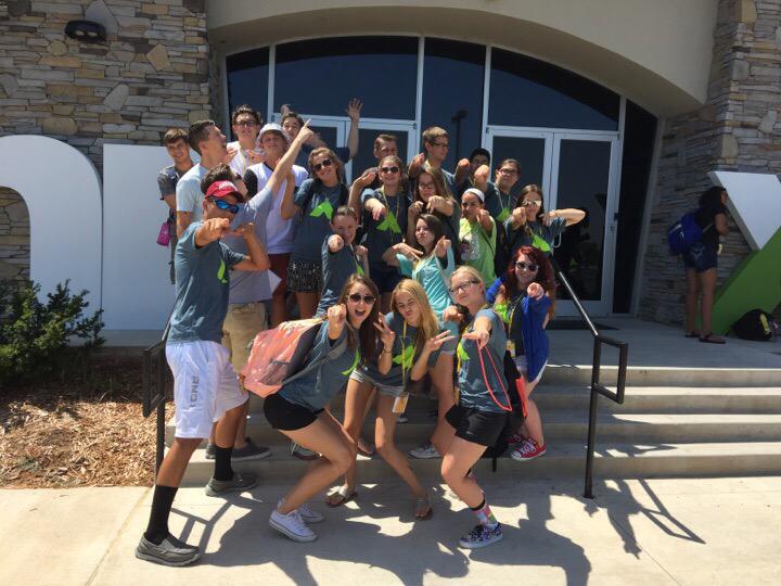 KahlieRhae's tweet photo. here's to new friends and #capacity2015 http://t.co/9BYF5G7drF