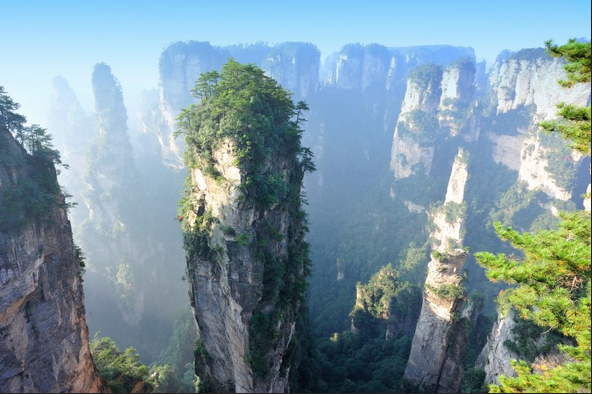 ChinaTopix's tweet photo. Tianzi Mountains: Amazing Images of the Mountains That Looks Like Skyscrapers http://t.co/zkXrbqcIXe