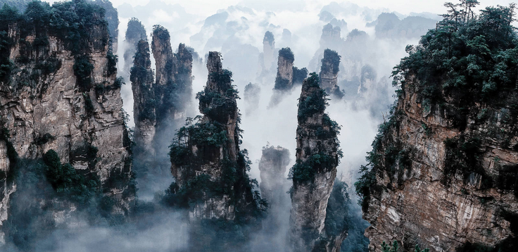 ChinaTopix's tweet photo. Tianzi Mountains: Amazing Images of the Mountains That Looks Like Skyscrapers http://t.co/zkXrbqcIXe