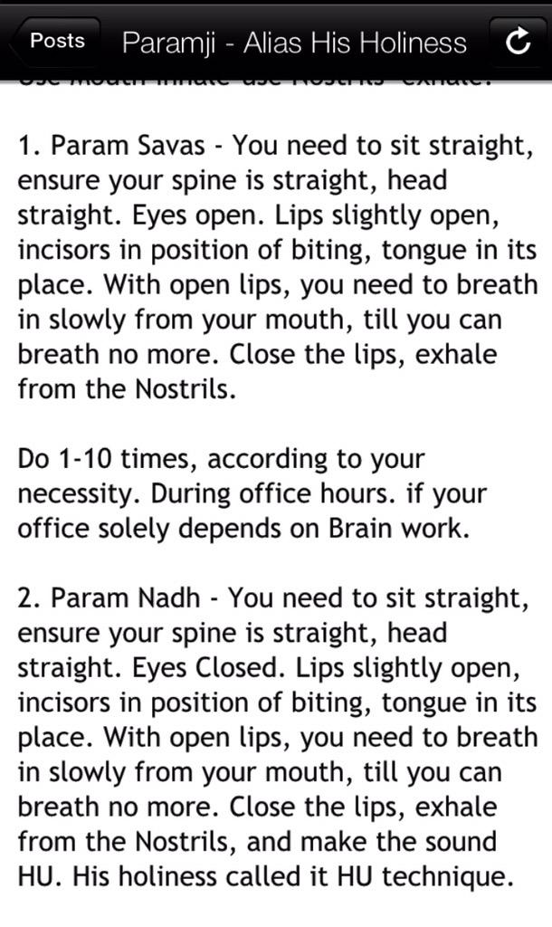 Kothiala's tweet photo. Eliminate stress and anxiety | Do Param nadh and Param Sawas regularly | #GuruPurnima #Paramji #P3Y http://t.co/1m88FGWYt0