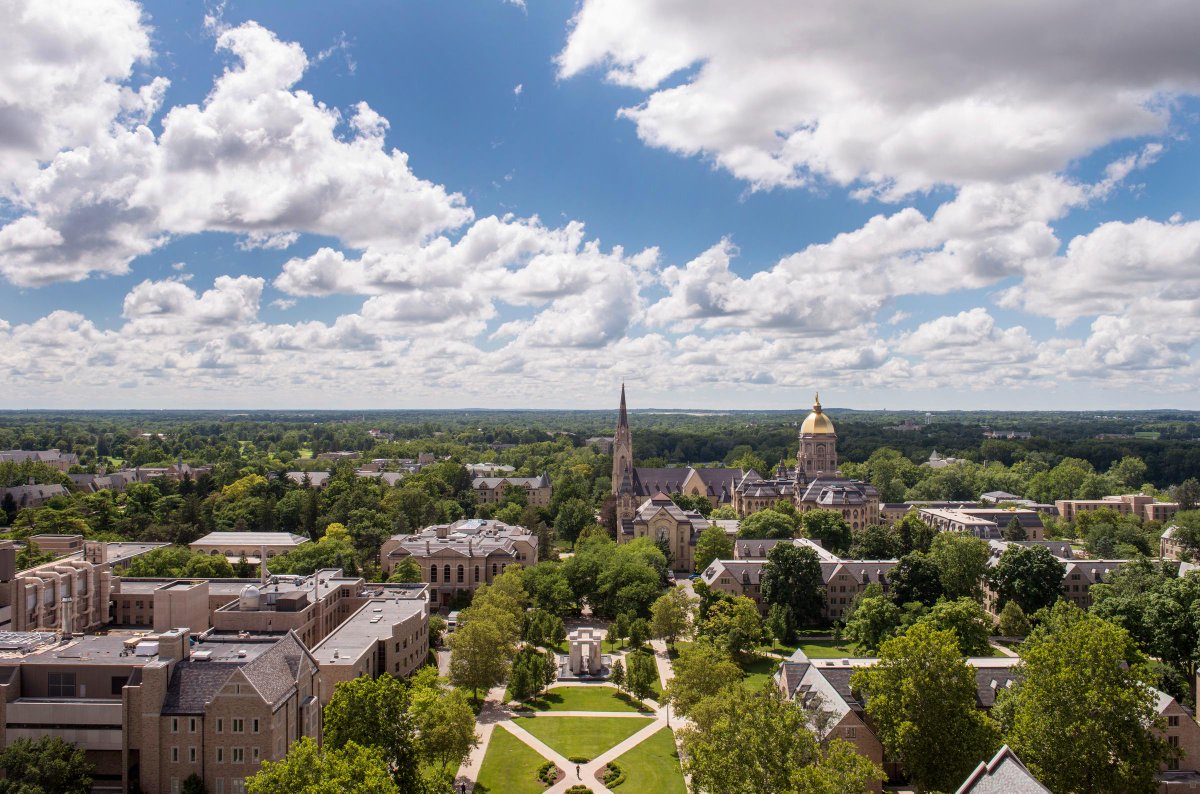 NotreDame's tweet photo. .@Forbes ranks #NotreDame as the top university in the Midwest http://t.co/ET9SmlF7cj http://t.co/lQl02kbP18