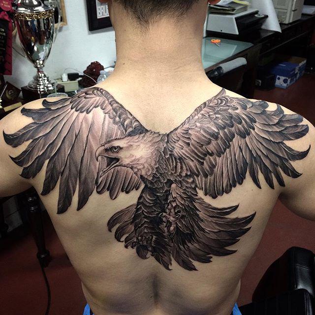 The Sims Resource  Eagle upper back tattoo