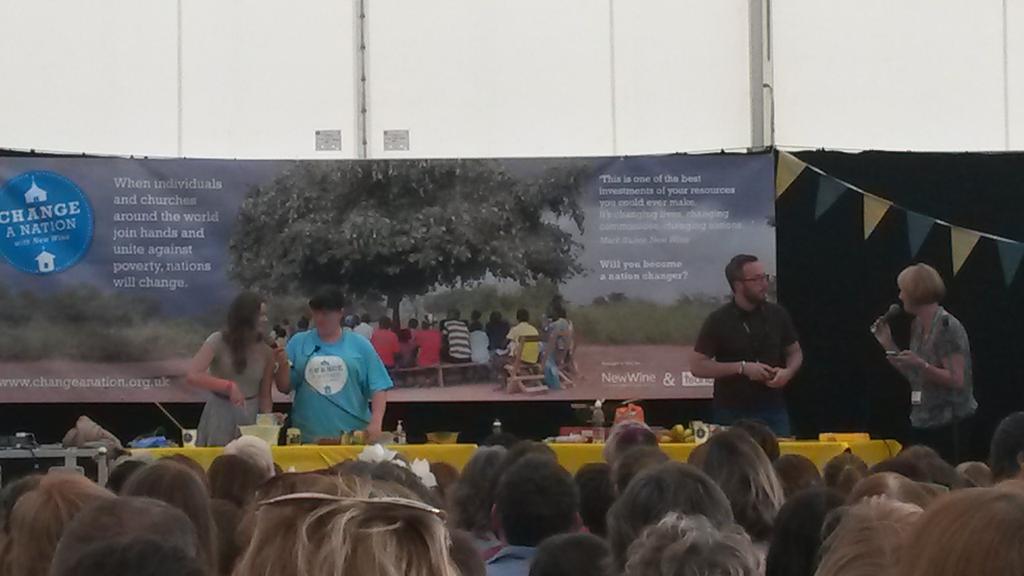 Trinity_coffee's tweet photo. Will Torrent &amp; Martha Collison at #nwunited15 talking about Cakes, bakes and faith #worshipwhereIam http://t.co/2UfEUYlDa3