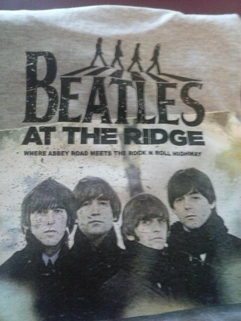 BeatlesTheRidge's tweet photo. #BeatlesAtTheRidge 2015 T- Shirts are now available $ 20 online with free shipping!  #September  # FreeAdmission http://t.co/JkN3nEi7uW