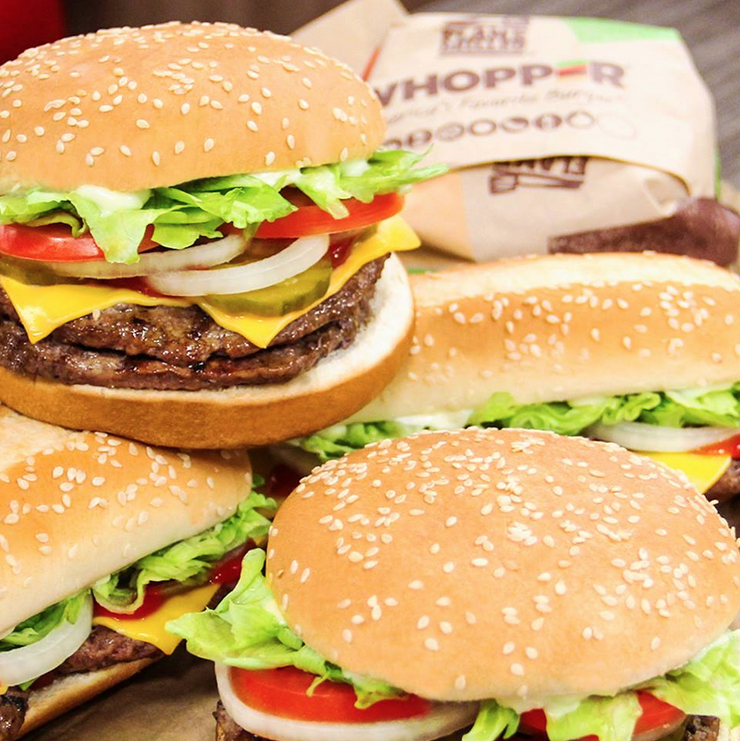 All these burgers and they still got beef. #BackToBack