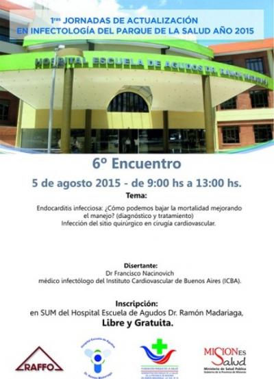 FFerrariOk's tweet photo. #Misiones #Salud #HEADRM Jornadas en Infectología del Parque de la Salud @SaludMisiones @msalnacion http://t.co/OiiRa28JAI
