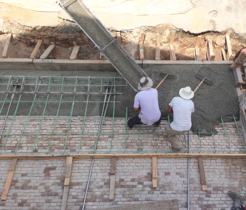 woodlandsphila's tweet photo. The #cryptoporticus is moving on to the next stage of construction! Fill her up!! #cryptoconstruction http://t.co/BVgcaNCaiR