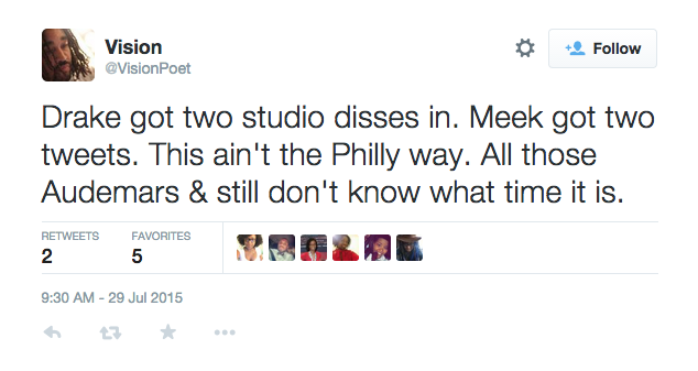 ComplexMusic's tweet photo. Philly reacts to Drake dissing their hometown hero: http://t.co/WtuP68T6Ma http://t.co/RL0mH5yXLG