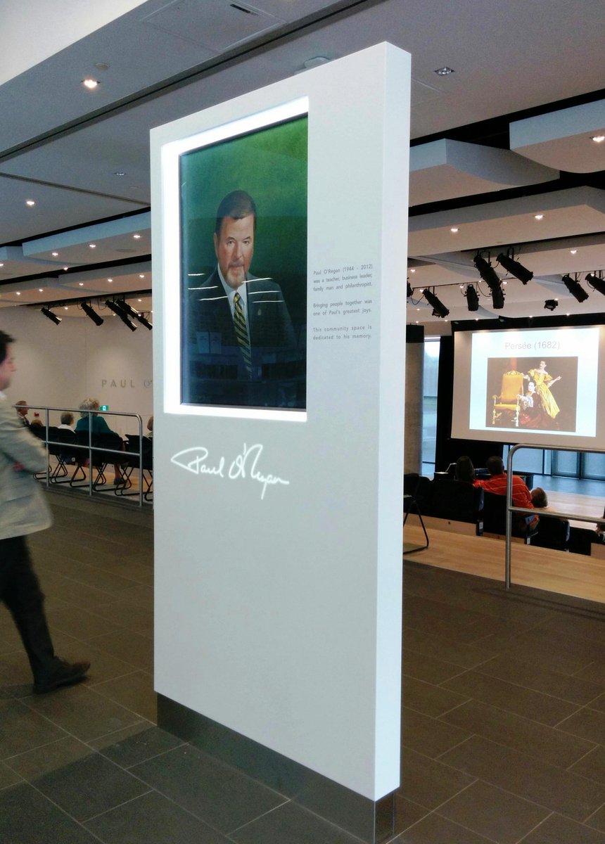EyeCatchSigns's tweet photo. Two monuments honoring the work and philanthropy of the late Paul O'Reagan. Installed at Halifax Central Library. http://t.co/v3vTd8y0e8