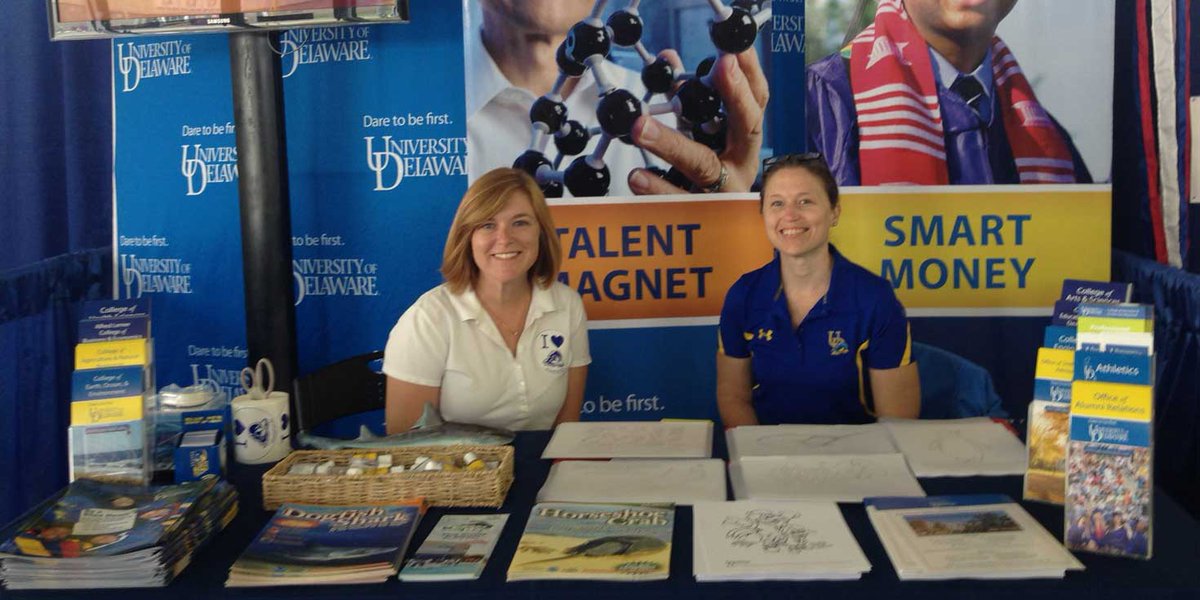 udceoe's tweet photo. Feeling crafty? We have dogfish shark & horseshoe crab workbooks at our #DelStateFair table! #StateFairUD http://t.co/zs33EDkp3i