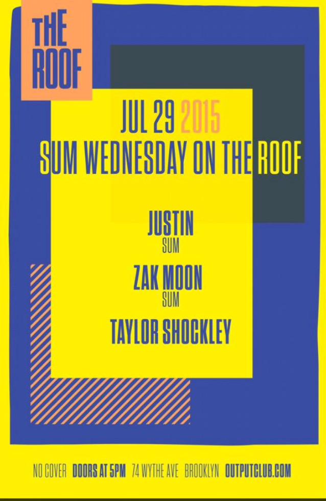 SuccesSociety's tweet photo. Jus supporting SUM friends today on the Roof at Output ! 5-10pm NO COVER ! #williamsburg #freeparty http://t.co/uwpmU4FQ3m