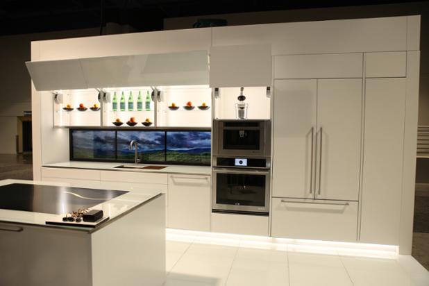 KBIS's tweet image. A5) Sharing pics @Virginia_Tech FutureHaus kitchen #kbis2015. We&apos;re doing FutureHaus bath this year FYI! #kbtribechat