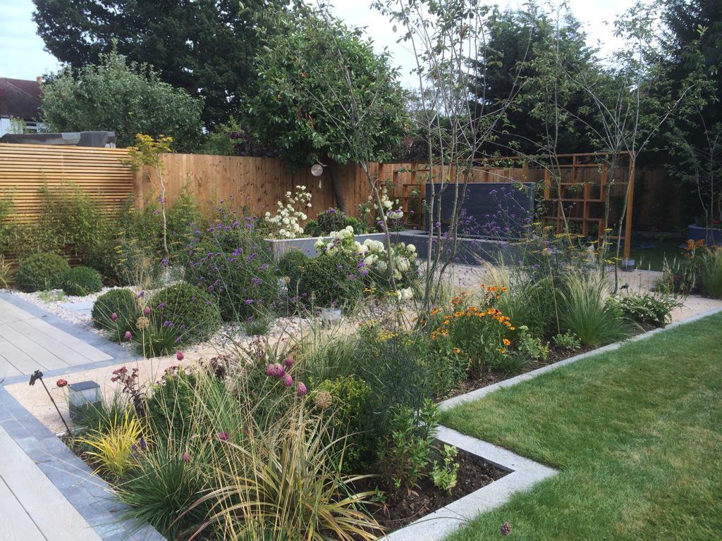 Flower power at the Bickley garden #flowers #grasses #gardendesign