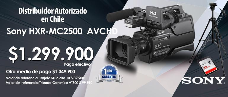 TodoDigital's tweet image. Oferta Imperdible - Sony HXR-MC2500 + SD 32 GB  C-10  + Trípode  VT 300 $ 1.299.900 efectivo . Cotiza con Nosotros