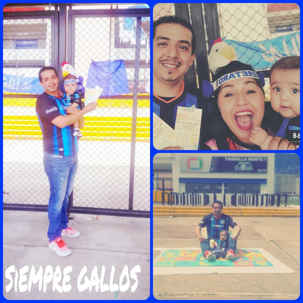 ErickBalmaceda's tweet photo. @Club_Queretaro #PromoGallos con @marisolita_mtz y nuestro pequeño Gael http://t.co/mBssEmj5q1