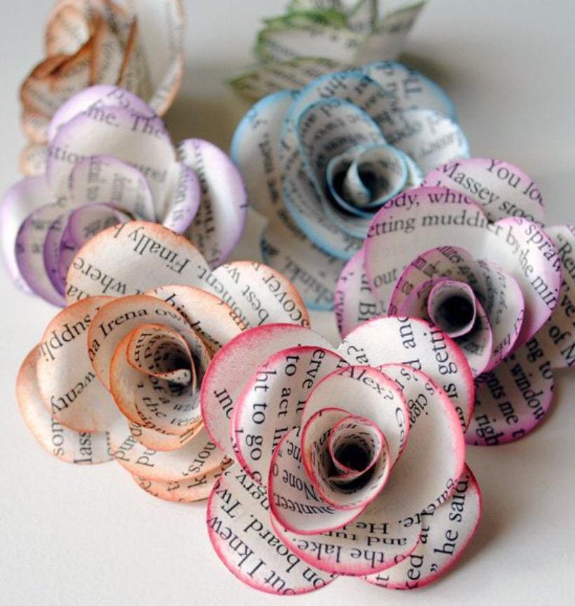 WhatPrettyThing's tweet image. Paper Flowers #PrettyThings