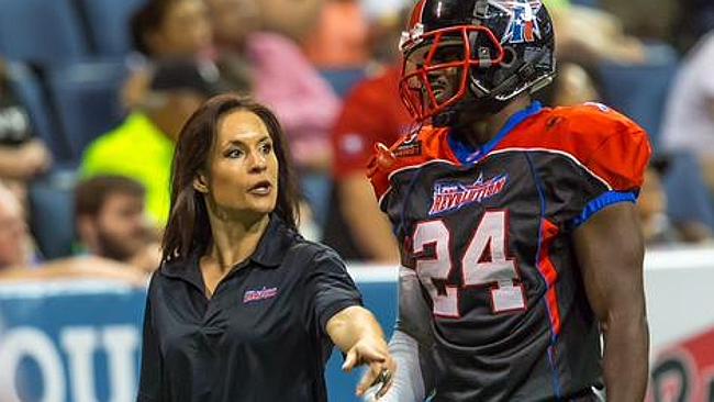 australian's tweet image. The woman making NFL history. bit.ly/1Dc3SVj