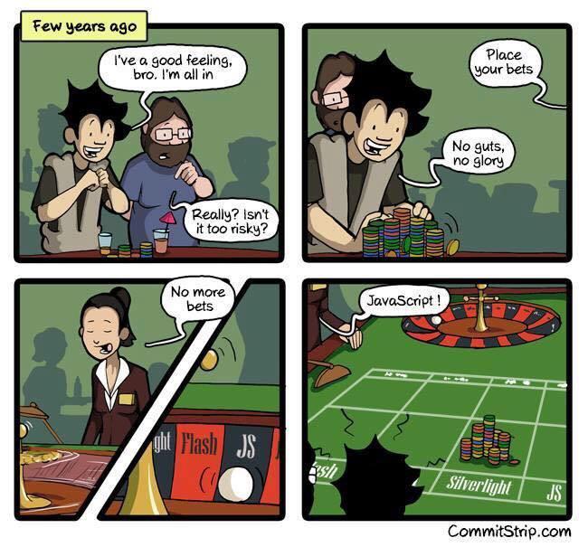 The moral of the story has always been Always Bet on JS cc <a href="/BrendanEich/">BrendanEich</a>