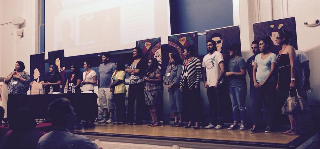 comeonirenem's tweet photo. #MALCS2015 welcome and Invitation to "bring our whole selves" from awesome site committee. http://t.co/0yWfZuz2NN