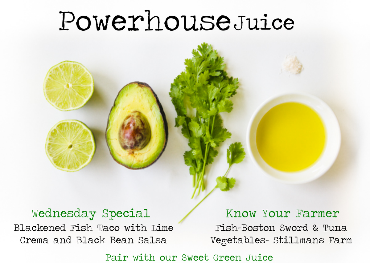 PowerhouseJuice's tweet photo. Come down to the @KendallSquare farmers market Thursday for our Fish tacos. #LocalMatters #tacothursday #juice http://t.co/9Sk0IfrARu