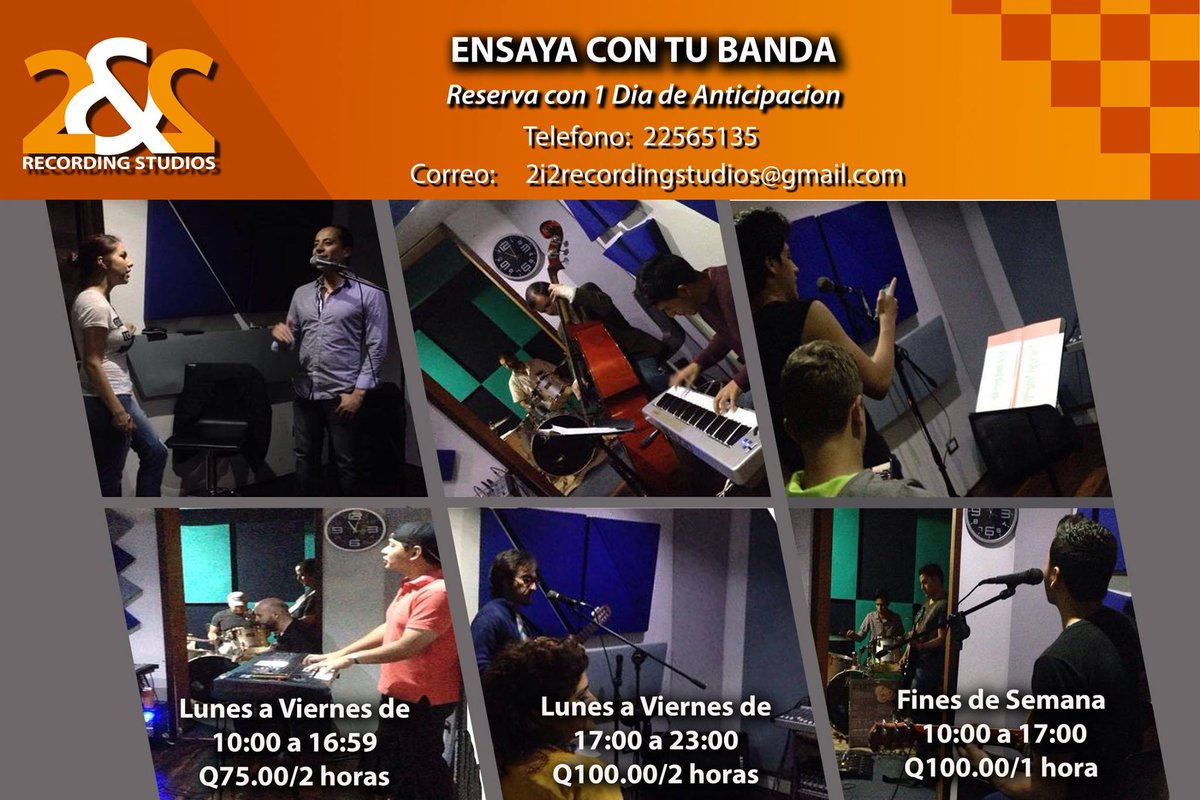 salas de ensayo...