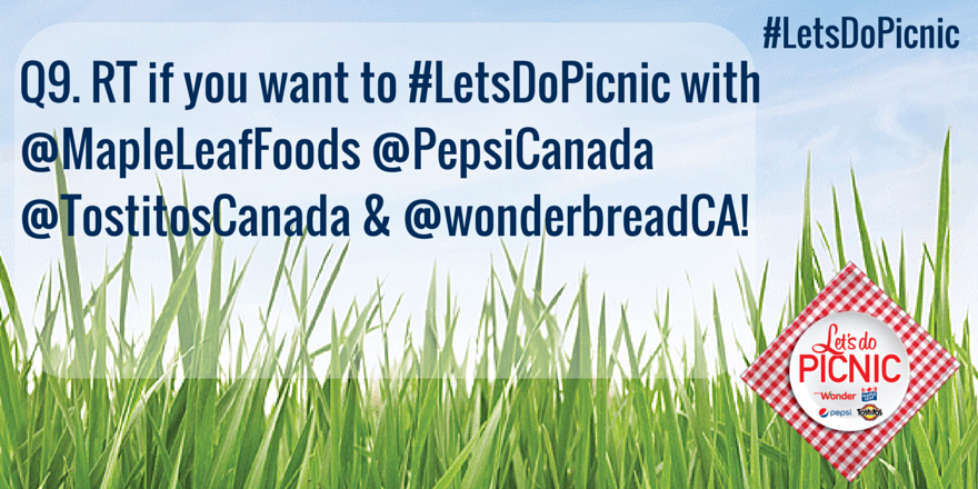 mapleleaf's tweet photo. Q9 RT if you want to #LetsDoPicnic with @Pepsicanada @LaysCanada @TostitosCanada &amp; @wonderbreadCA &amp; us right now! http://t.co/eLJDh1hoUC
