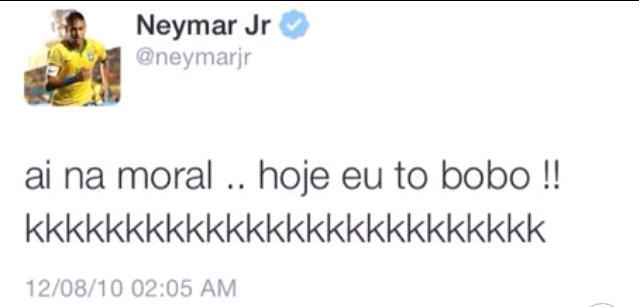 onlyloveneymar's tweet photo. Hoje eu to bobo #MPN #NEYMAR http://t.co/RqzKuOB8Vf