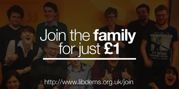 stevebeasant's tweet photo. If you're a student or under 26 you can join the @LibDems for just £1! Get involved here: http://t.co/kItigRg9PB http://t.co/1bJFRBFkRp
