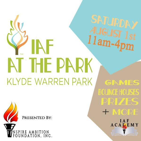 weare_iaf's tweet photo. We will be at #klydewarren park this Saturday from 11-4! Fun games for the kids and the #mavs are making a appearance http://t.co/i36Cl9U1Nt