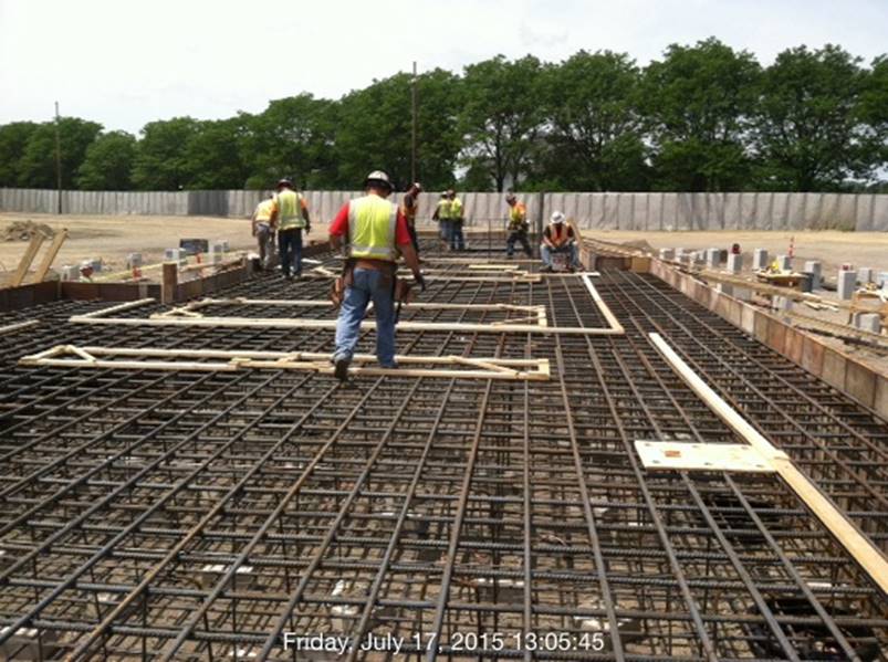 FootprintSalem's tweet photo. Forms ready for more concrete. Trucks coming Thursday morning starting @ 4am.  #sturdyfoundation #SalemRises http://t.co/nOwvX784F1