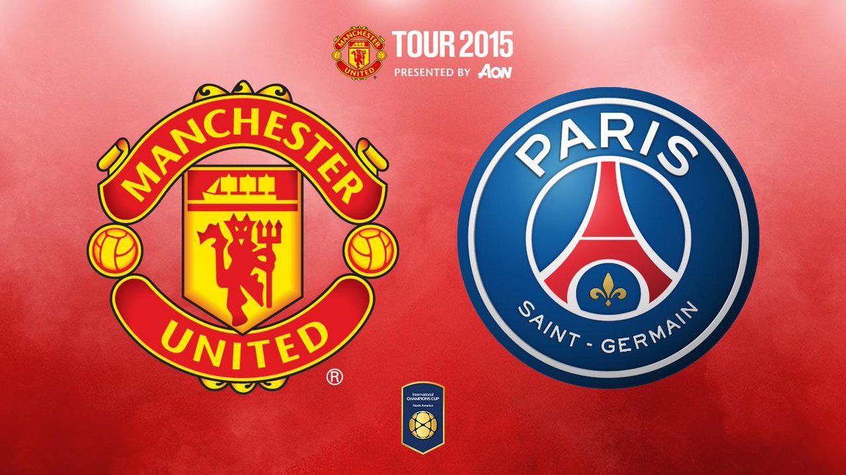 ManUtd's tweet photo. Around four hours to kick-off - get prepared for #mufc v PSG with our match preview: http://t.co/1bBFfFBR2Y http://t.co/GvKH0K7QeM