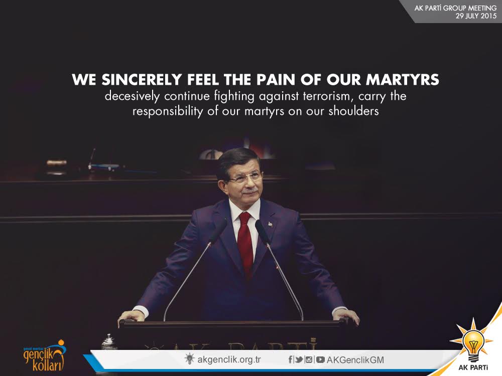 We sincerely feel the pain of our martyrs !