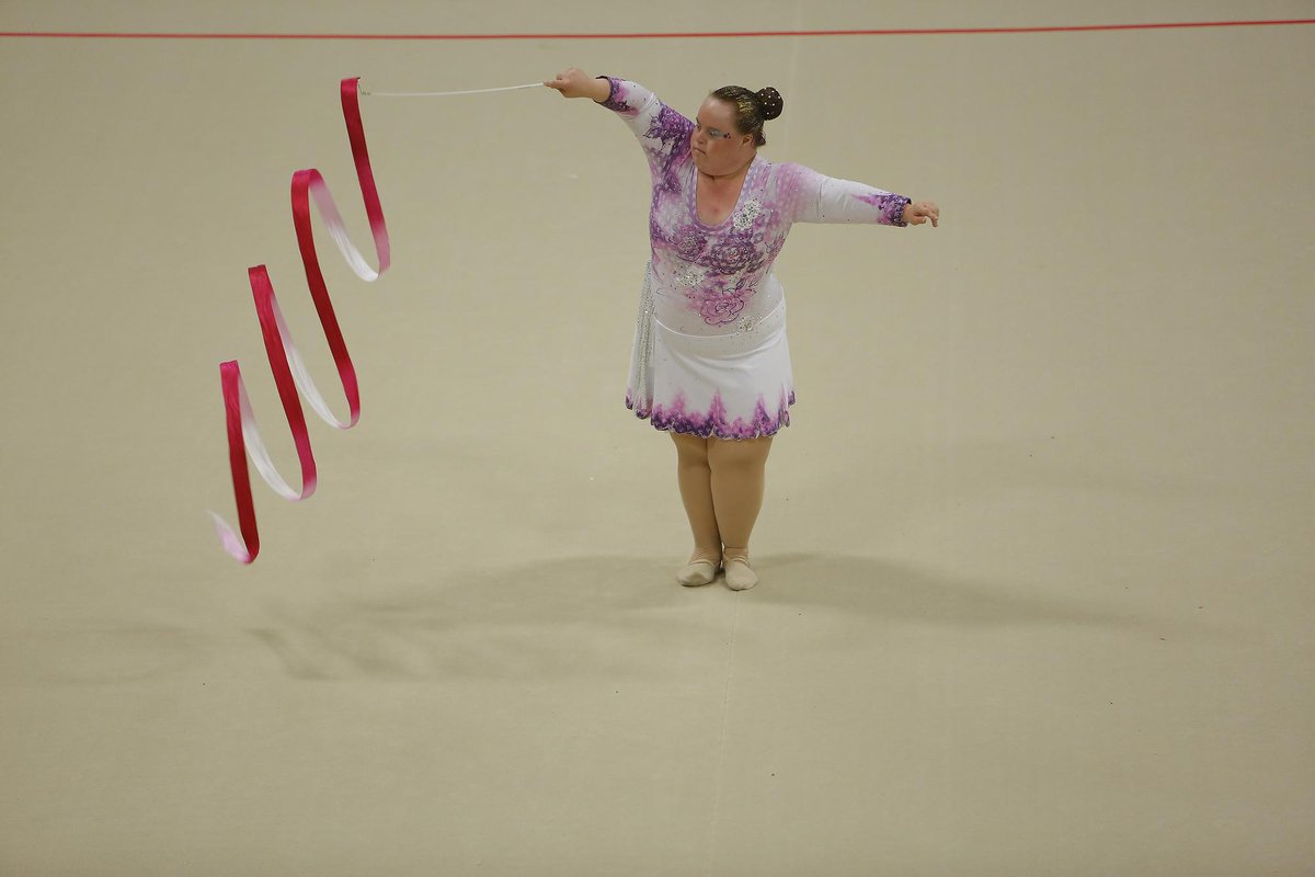 2017Austria's tweet photo. There's nothing more beautiful than rhythmic gymnastics -- ballet, dance, and gymnastics all in one! #ReachUpLA http://t.co/LYdzD3ofyF