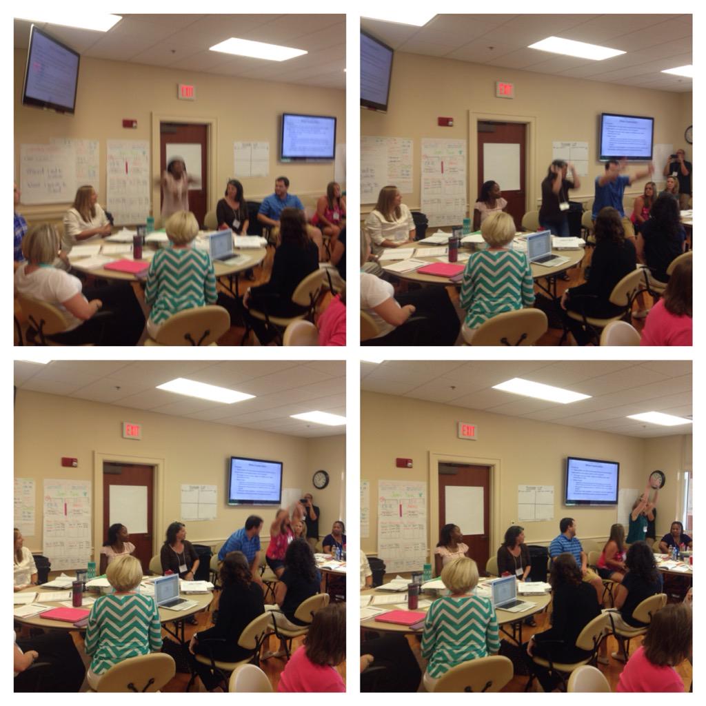 CSERStephanie's tweet photo. Math Project BL: exploration activity. NC teachers engaging in #PBL at #MAPSS. @utdcser @joeferrara143 @DillonCSER http://t.co/cBJfu8vyj3