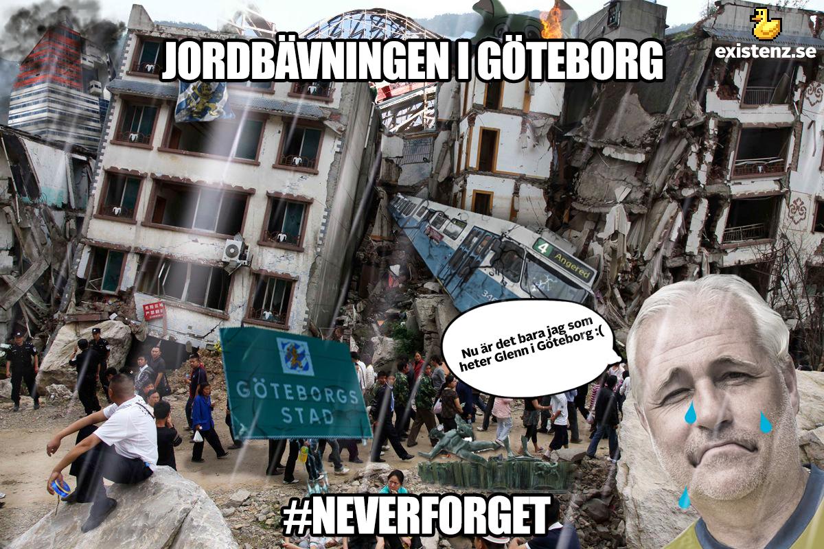 Jordbävning Göteborg