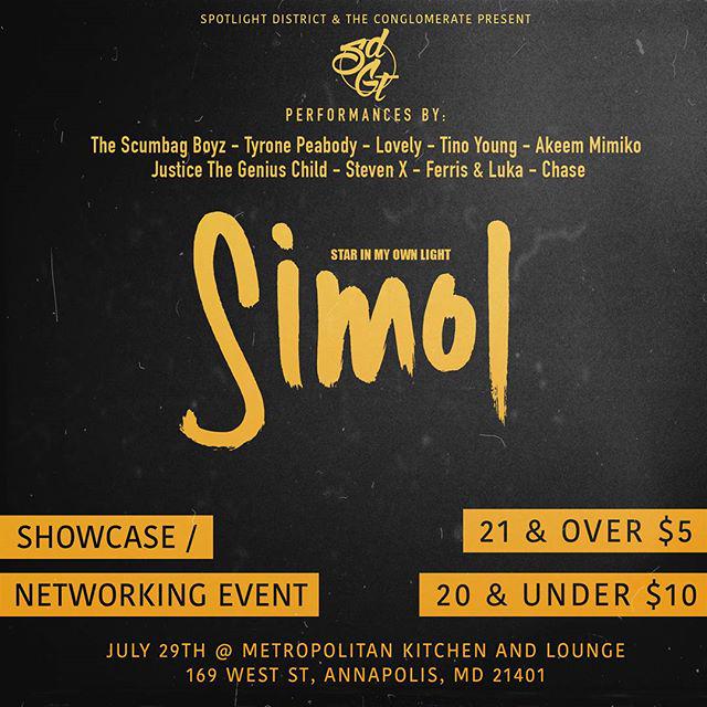 conglomerate410's tweet image. Tonight is the night!! Join us at tonight for SIMOL Showcase! #SIMOL #Annapolis  bit.ly/1LYOPS6