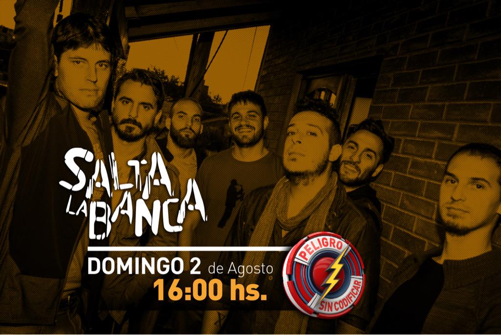 SinCodificarTV's tweet photo. El domingo en Peligro Sin Codificar: @saltalabanca en vivo !!! Cc @SantiAysine http://t.co/n7SHEsaDtW