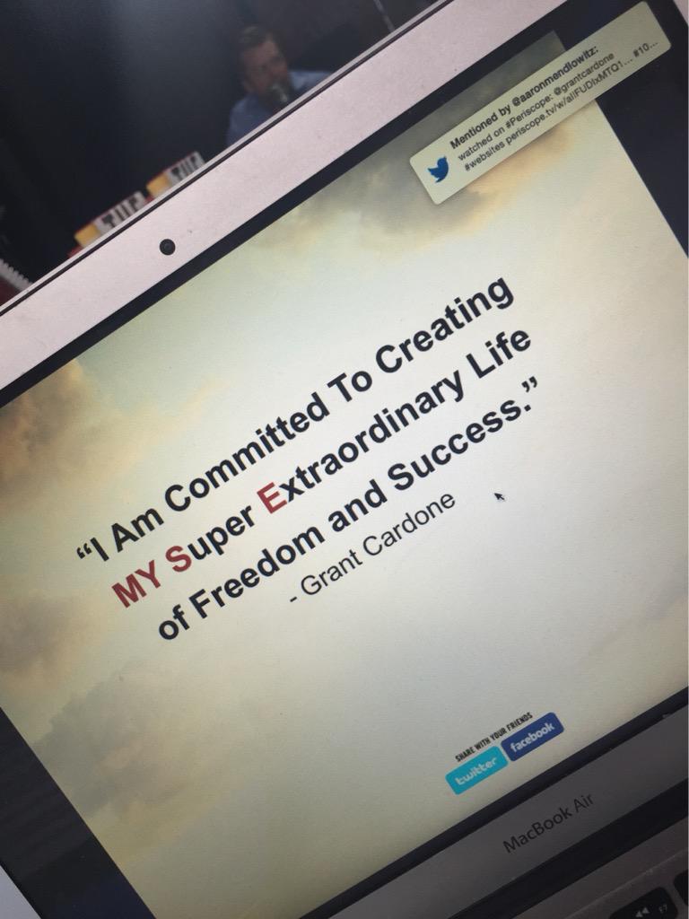 Make the commitment #10X