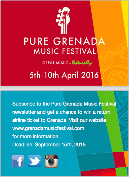 GrenadaMusicFestival on Twitter: "Subscribe and get a chance to win a