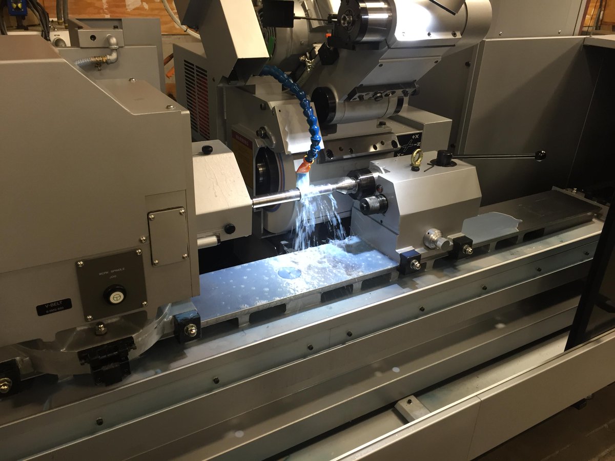 qtamachining's tweet photo. Our new Okamoto CNC OD/ID grinder that maintains diametrical tolerances of 0.0002" with centers up to 60" in length. http://t.co/qohw3RFKpv