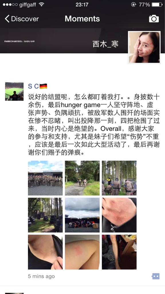 annfcia's tweet image. Everyone got minor bruise. 😳😊😎😉😟☺️😃😬😒😀😋#liveCS