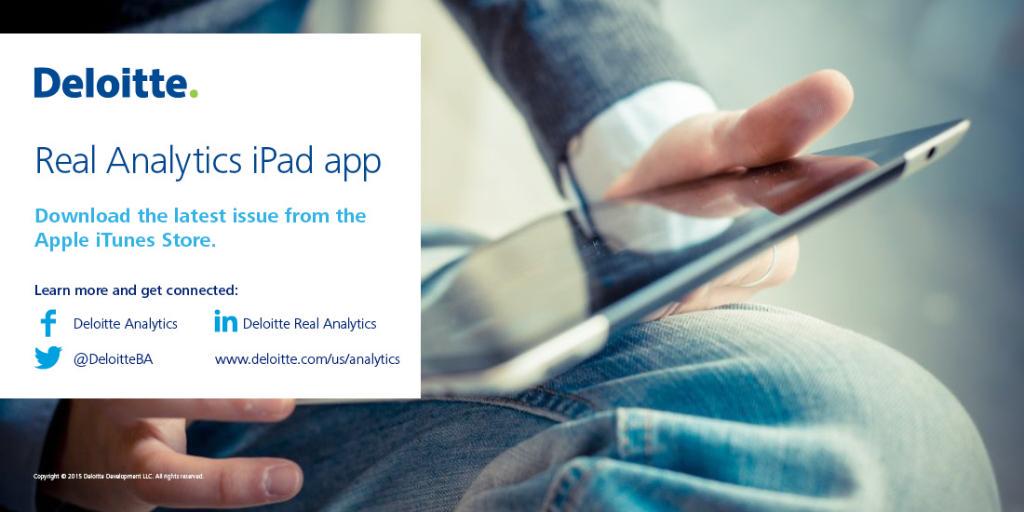 DeloitteOnTech's tweet image. Discover trends in the rapidly evolving business #analytics landscape. #RealAnalytics spr.ly/6013BEw57