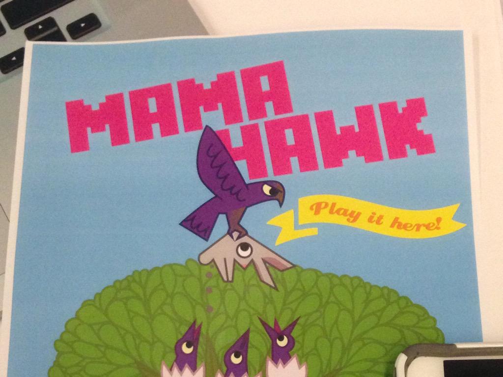 eisfabulous's tweet image. Loving the mobile games. This #Mamahawk is too cute